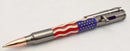 American Flag Bolt Action Click Pen - AF2