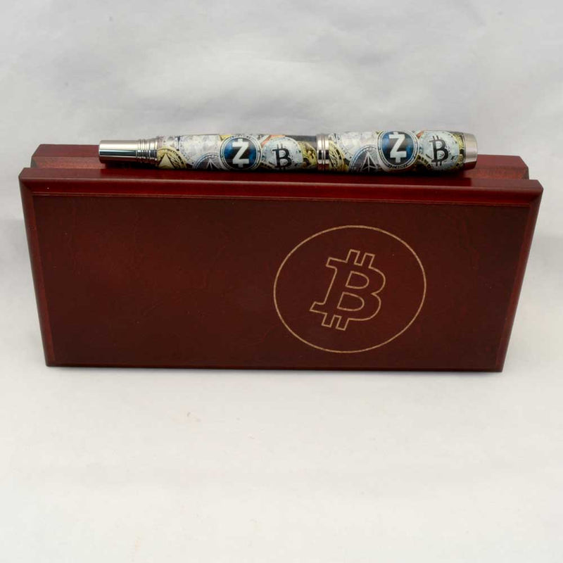 Cryptocurrency Venetian Rollerball / Fountain Pen