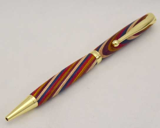 Slimline Colorgrain Ballpoint Twist Pen