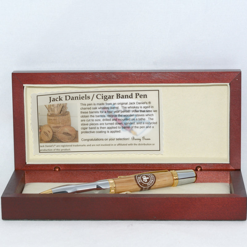 Whiskey Barrel Cigar Band© Ballpoint Twist Pen