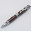 Dragon Ballpoint Twist Pen - Pewter Scales - D2