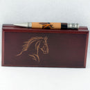Inlay Horse Ballpoint Twist Pen