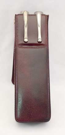 2LPH-Two Leather Pen Holder - Oxford