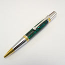 Abalone Green Squire BP Twist Pen - AB14