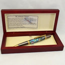 Abalone Green Heart Elegant Sierra Ballpoint Twist Pen - AB18 / 25