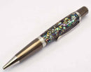 Abalone Shell Pieces BP Twist Pen AB28
