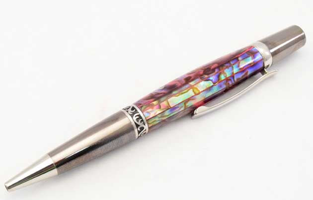 Abalone Red Lipped El Sierra BP Twist Pen - AB9