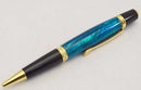 Abalone Teal Sierra BP Twist Pen - AB 17