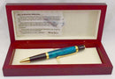 Abalone Teal Sierra BP Twist Pen - AB 17