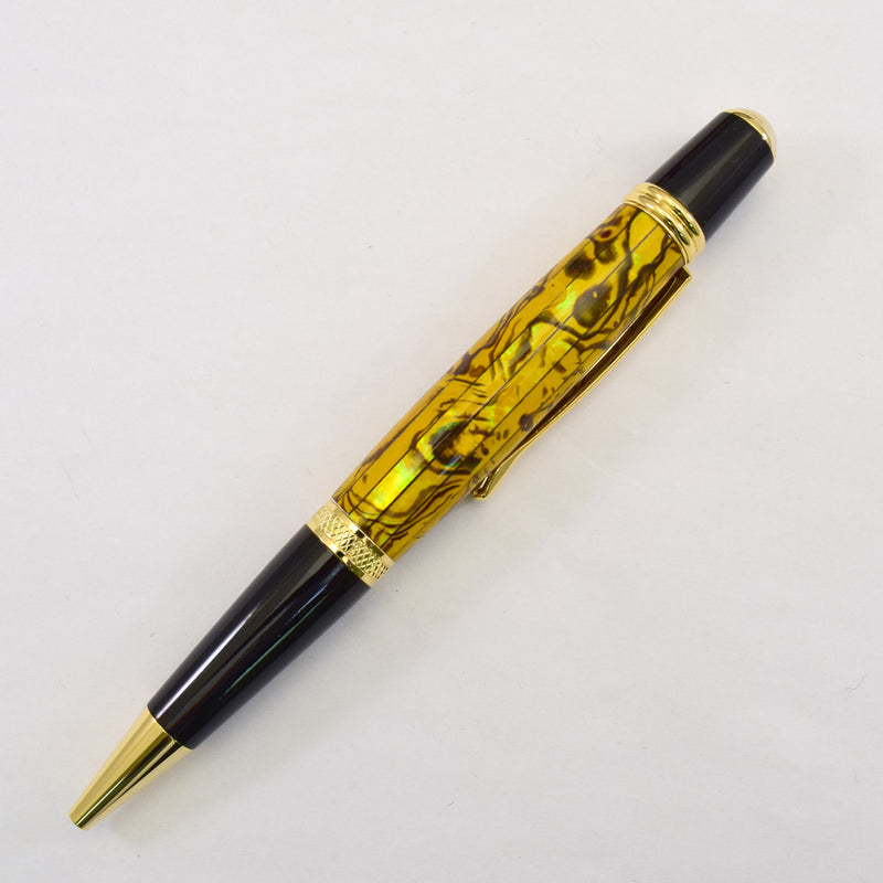 Abalone Yellow Sierra BP Twist Pen - AB38