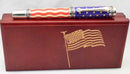 American Flag Black Titanium Majestic Pen - AF6
