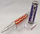 American Flag Black Titanium Majestic Pen - AF6