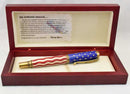 American Flag Antique Brass Venetian Pen - AF12