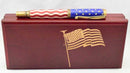 American Flag Antique Brass Venetian Pen - AF12