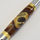Cigar Band© Ballpoint Twist Vega Grip Pen with Matching Cigar Box