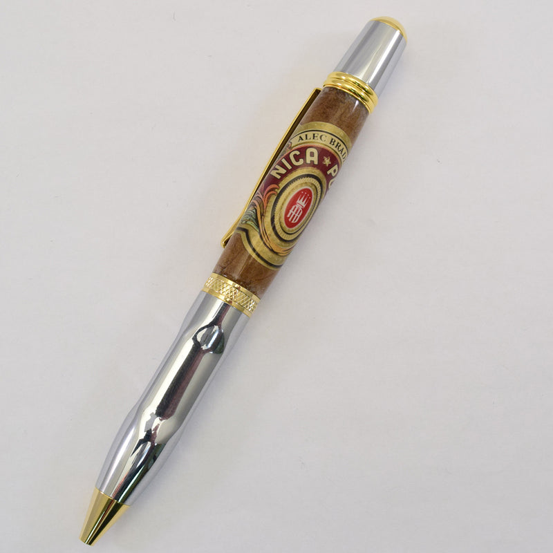 Cigar Band© Ballpoint Twist Vega Grip Pen