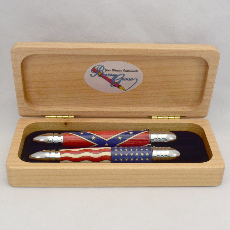 Inlay Civil War Ballpoint Twist Pen Set (2 Pens)