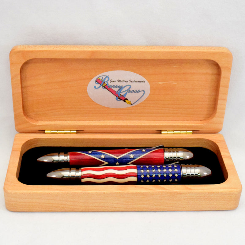 Inlay Civil War Ballpoint Twist Pen Set (2 Pens)