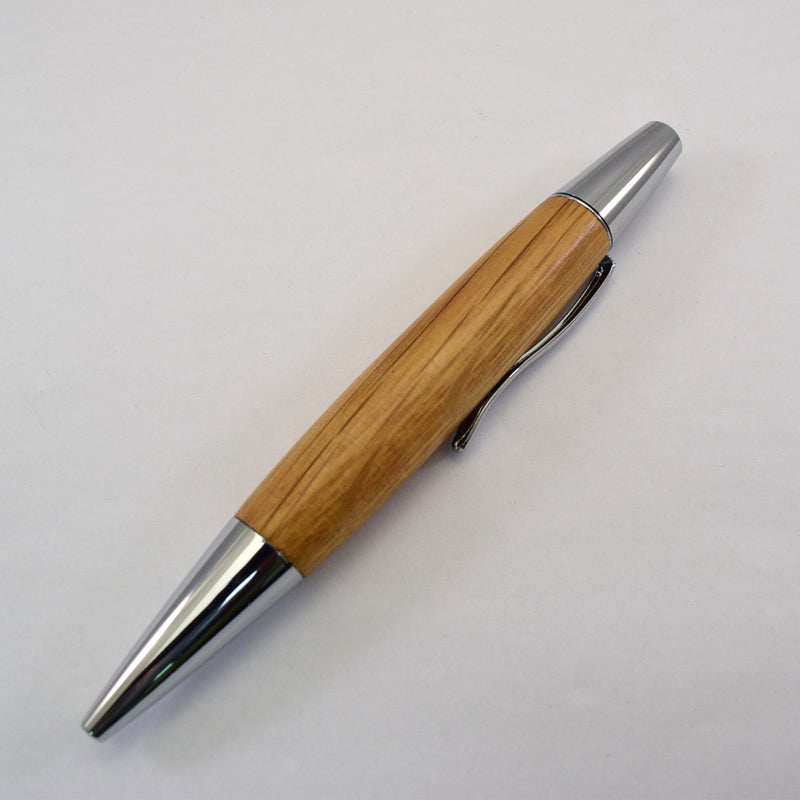 Comet Oak Wood Ballpoint Twist Pen