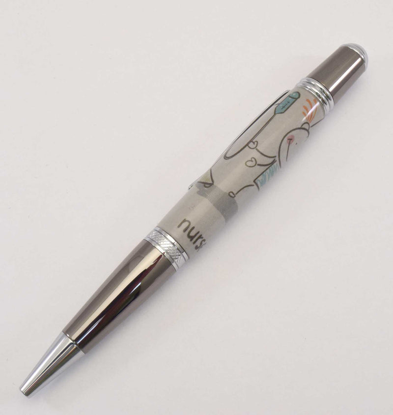 Whimsical Nurse Ballpoint Twist Pen