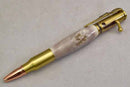 Deer Antler Bolt Action Brass Ballpoint Pen