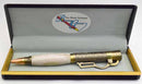 Deer Antler Lever Action Antique Brass Ball Point Pen