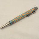 Cholla Cactus Pen -Turquoise Filled