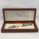 Red Sox Baseball Inlay & Acrylic Click Pen