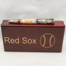 Red Sox Baseball Inlay & Acrylic Click Pen