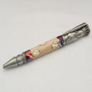 Red Sox Baseball Inlay & Acrylic Click Pen