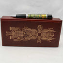 Circuit Board Vista Green Chrome Ballpoint Twist Pen