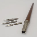 Calligraphy Set - Italian Wooden Holder