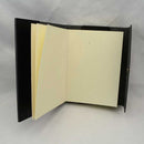 Black Recycled Italian Leather Notebook - A6 Size