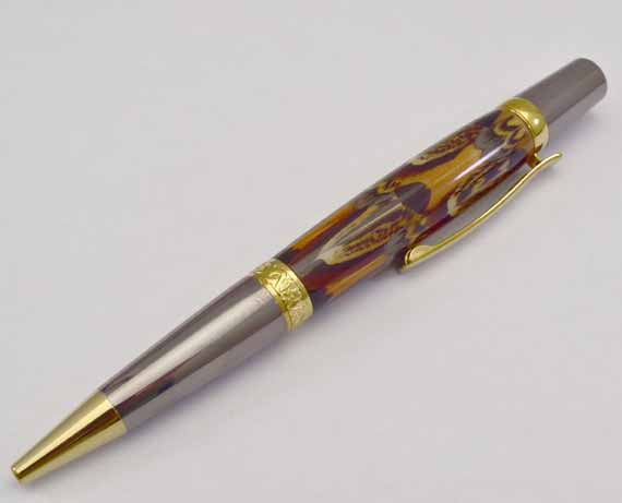 Ringneck Pheasant Feather Elegant Sierra Ballpoint Twist Pen - FR1