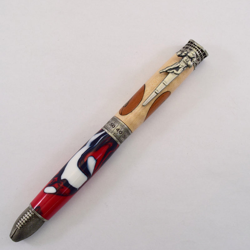 New York Giants Inlay & Acrylic Football Ballpoint Twist Pen