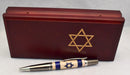 Inlay Israel Flag Ball Point