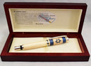 Inlay Israel Flag Rollerball or Fountain Pen