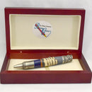 Inlay Nautical Ship Ballpoint Twist Pen