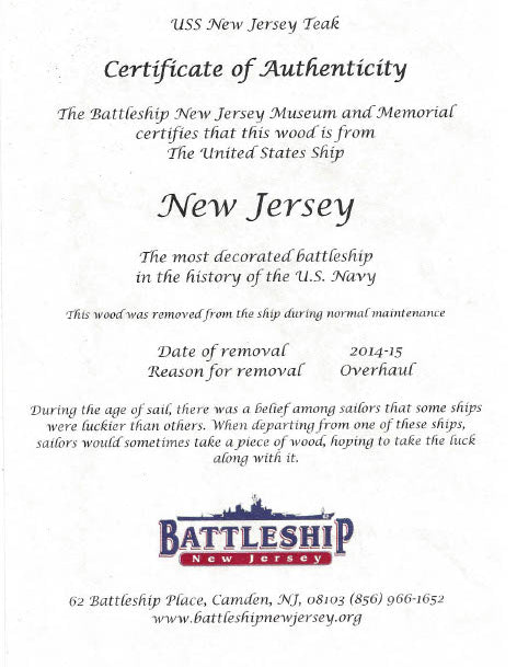 Battleship New Jersey Rollerball or Fountain Pen