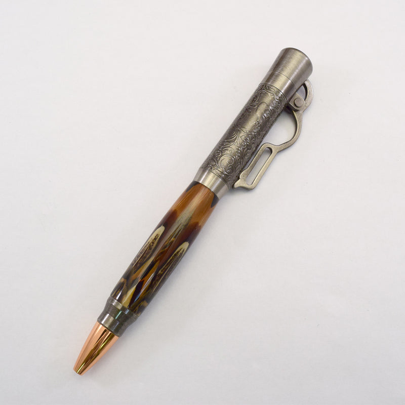Ringneck Feather Lever Action Ballpoint Click Pen
