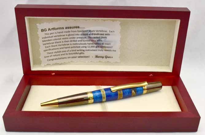 Shark Vertebrae Elegant Sierra Ballpoint Twist Pen