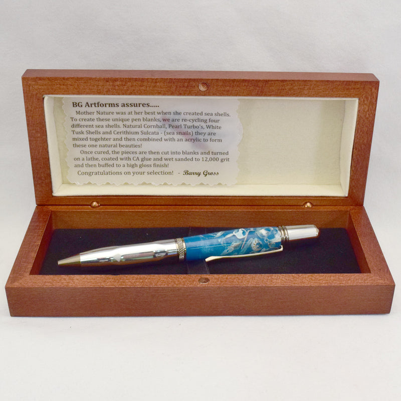 Sea Shell Sierra Grip Ballpoint Twist Pen - SS4