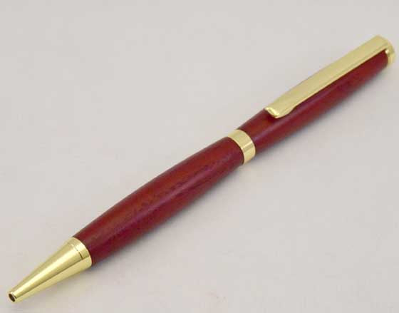 Slimline Rosewood Ballpoint Twist Pen